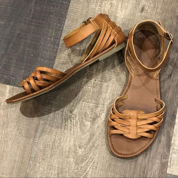 Call It Spring Shoes - CALL IT SPRING - TAN WOVEN SANDAL